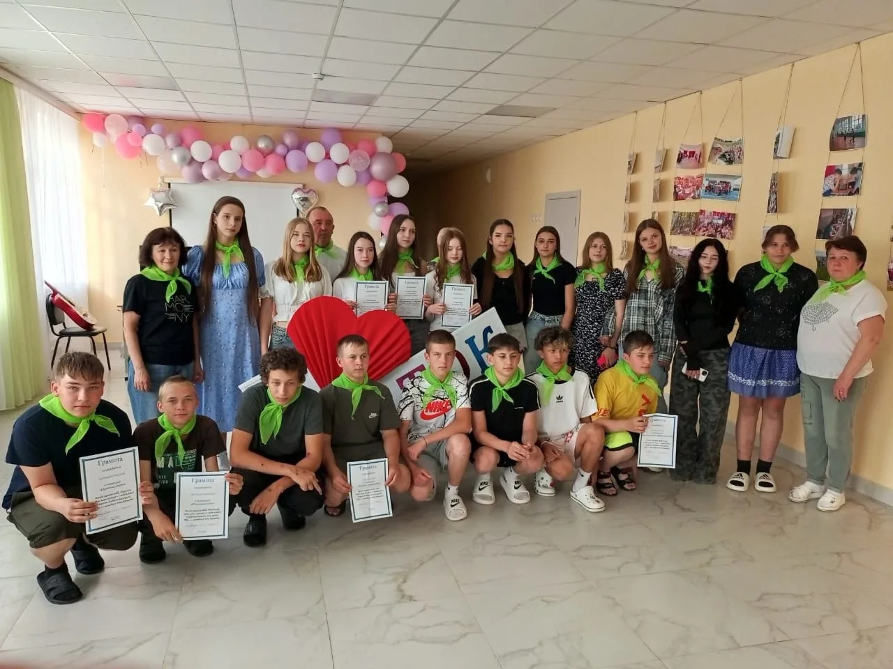 Закрытие первой лагерной смены ЛТО "Росток".